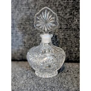 Vintage Hofbauer Byrdes Collection Crystal Bird Perfume Bottle W/ Dauber Topper
